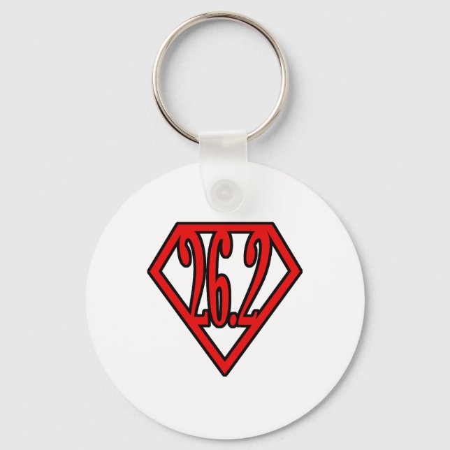 Super Marathoner Key Ring (Front)