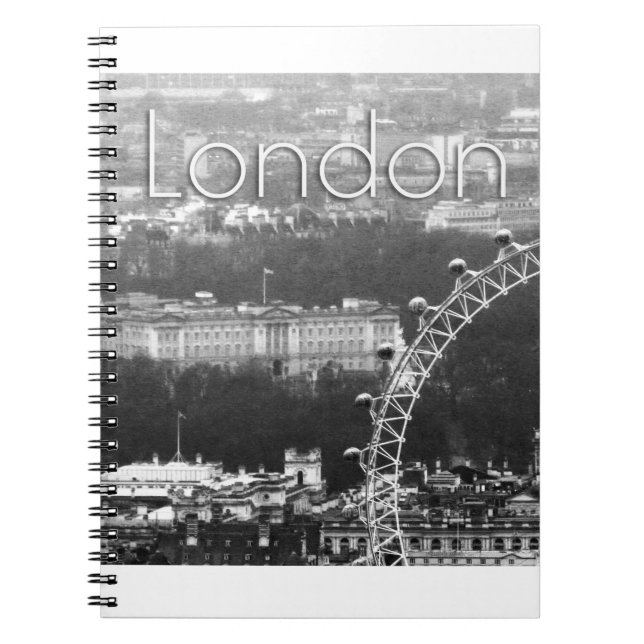 Super! Millennium Wheel" Spiral Notebook (Front)