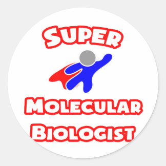 Super Molecular Biologist Classic Round Sticker