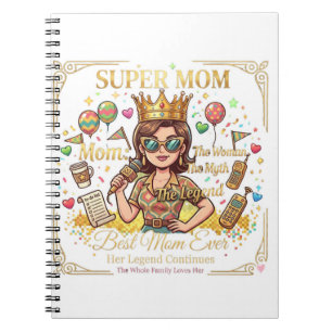 Super mom carnet notebook