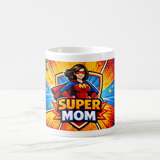 Super Mom Coffee Mug (Center)
