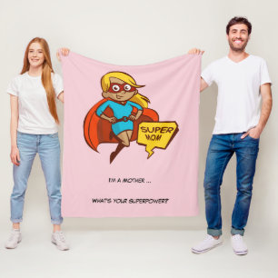 Super-Mom Fleece Blanket