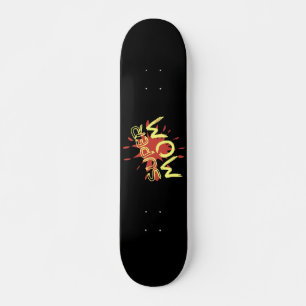 SUPER MOM funny mother's day gift idea Skateboard