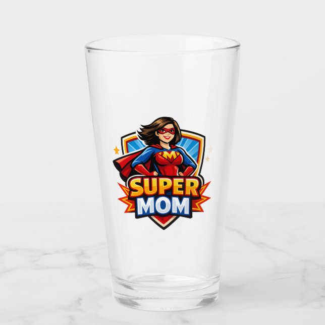 Super Mom Glass (Front)