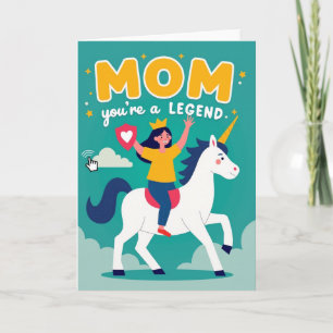 Super Mom Hero Award Card
