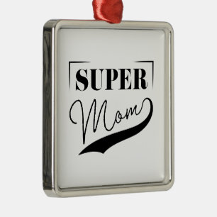Super Mom Metal Tree Decoration