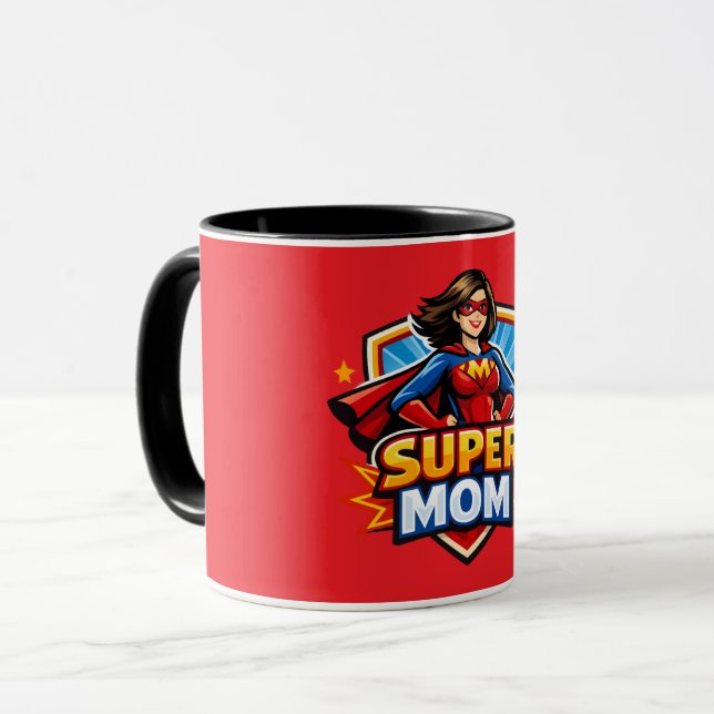 Super Mom Mug (Front Left)