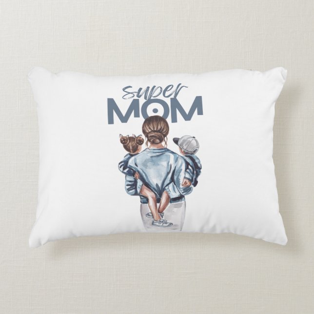 Super MOM Pillow (Front)