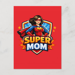 Super Mom Postcard
