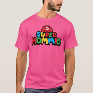 Super Mommio Funny Mummy Mothers Day Video Gaming T-Shirt