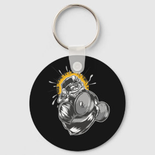 Super Monkey Gym Design Key Ring
