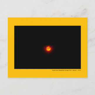 Super Moon Basketball Orange 316-2 Postcard