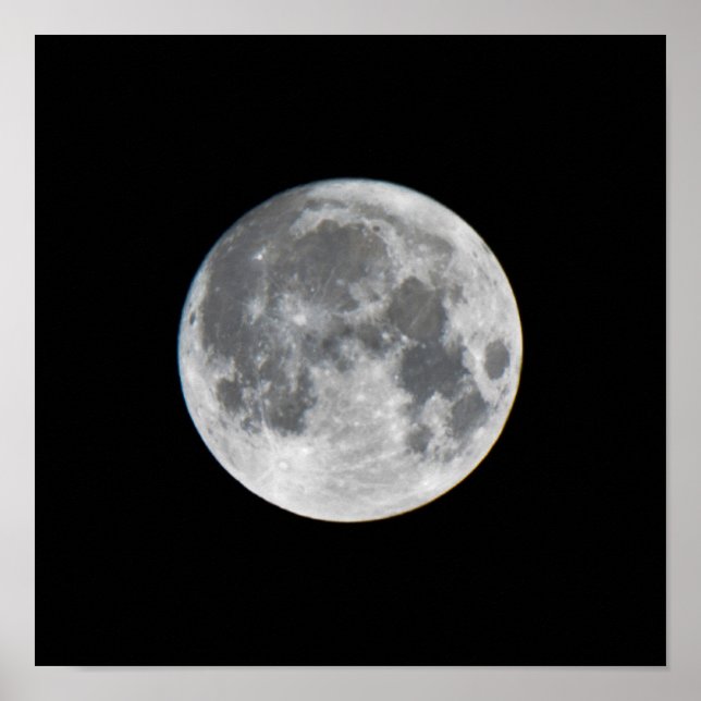 Super Moon | Mendota Heights Minnesota Poster (Front)