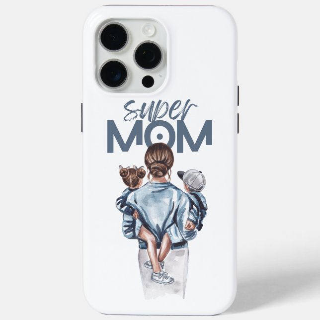 super mother Case-Mate iPhone case (Back)