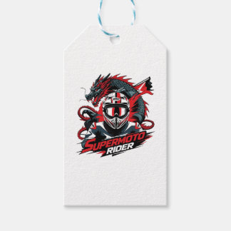Super Moto Rider � Motorcycle  Gift Tags