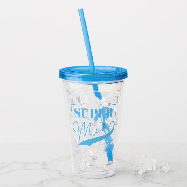 Super Mum Acrylic Tumbler (Front Ice)