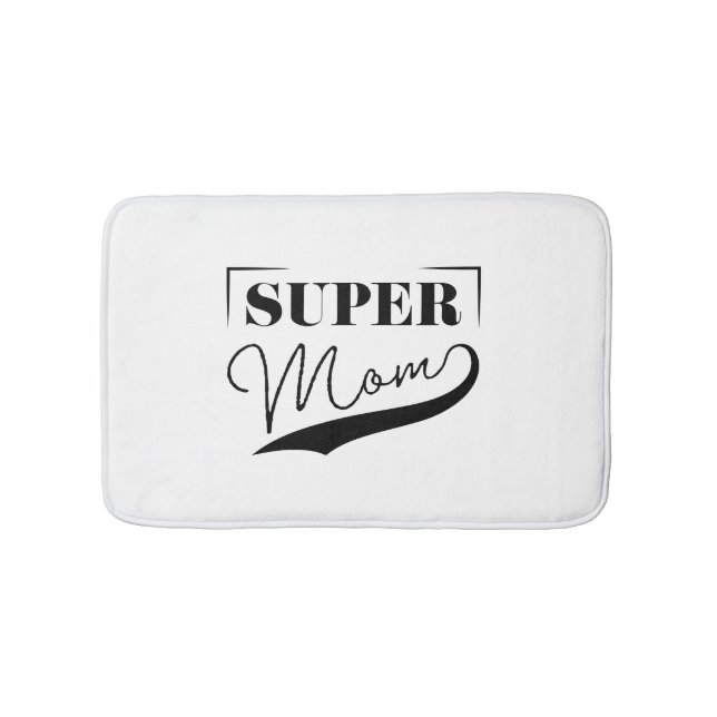 Super Mum Bath Mat (Front)