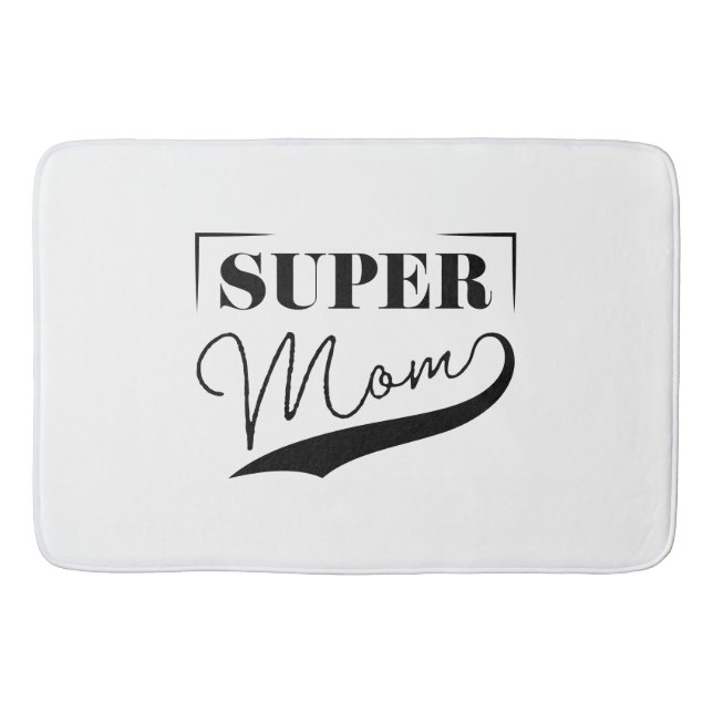 Super Mum Bath Mat (Front)