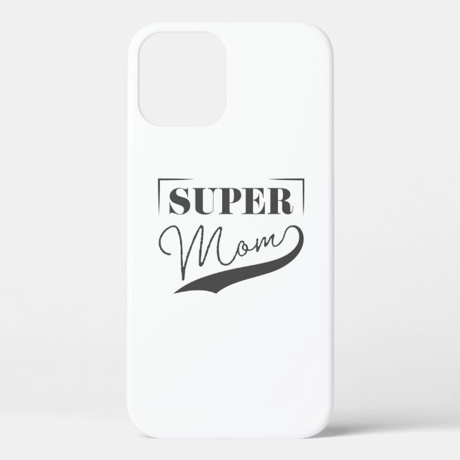 Super Mum Case-Mate iPhone Case (Back)