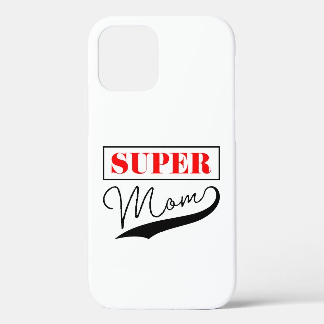Super Mum Case-Mate iPhone Case (Back)