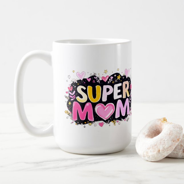 Super Mum Coffee Mug (With Donut)