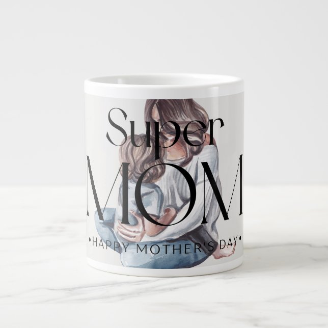 Super Mum Coffee Mug – Empowering Mum Drinkware (Front)
