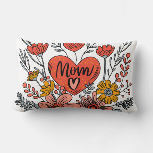 Super Mum Floral Pillow