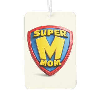 Super Mum Gifts for Super Moms Car Air Freshener