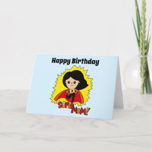 Super Mum Happy Birthday Invitation