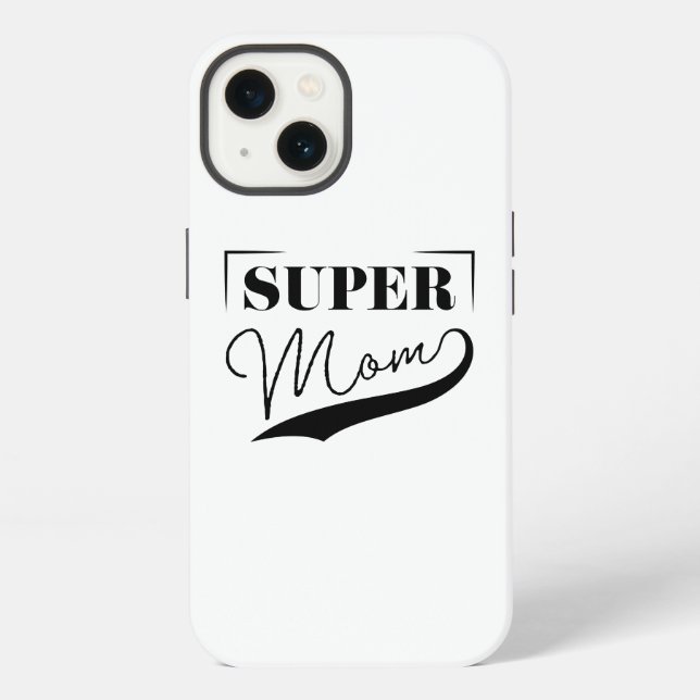Super Mum iPhone Case (Back)