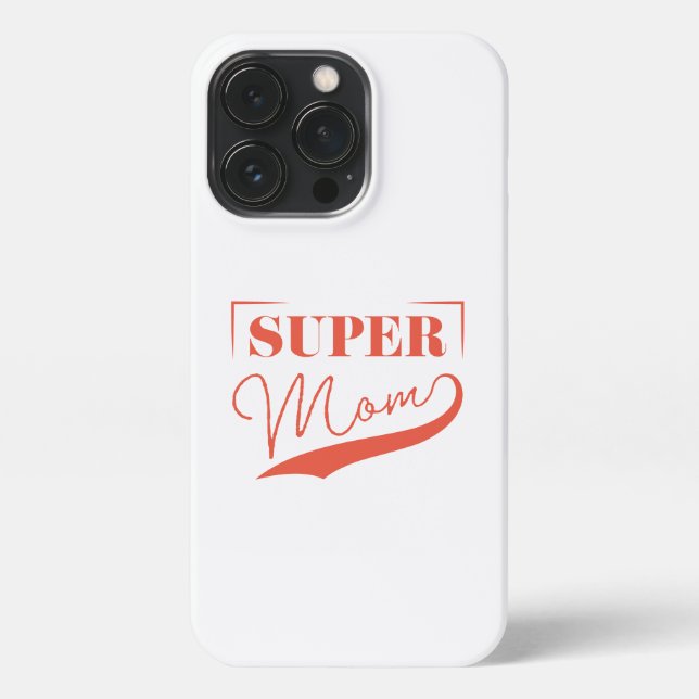Super Mum iPhone Case (Back)