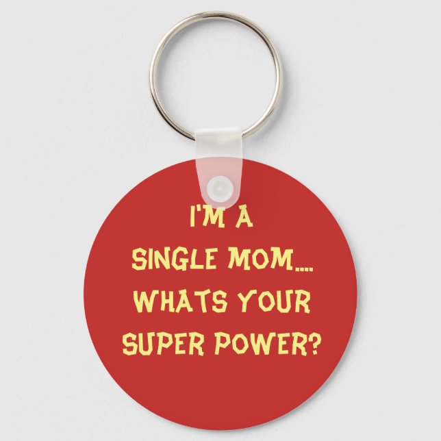 Super mum, key chain (Front)