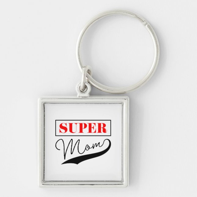 Super Mum Key Ring (Front)