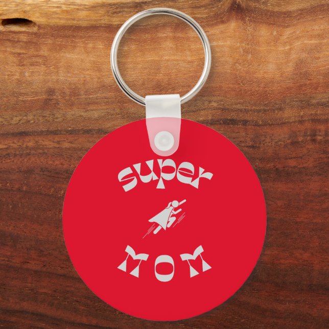 super mum key ring (Back)