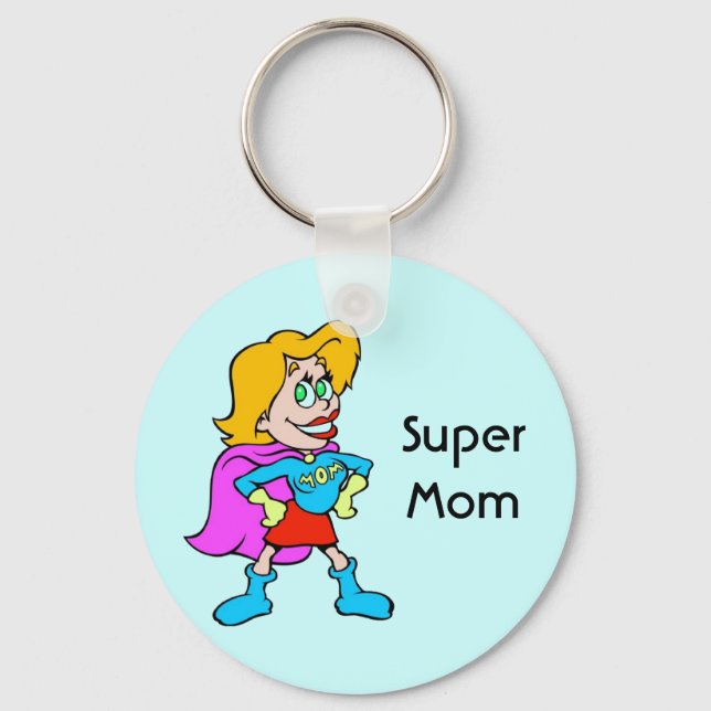 Super Mum Key Ring (Front)