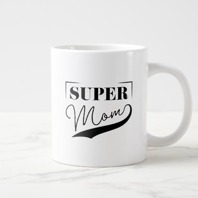 Super Mum Large Coffee Mug (Right)