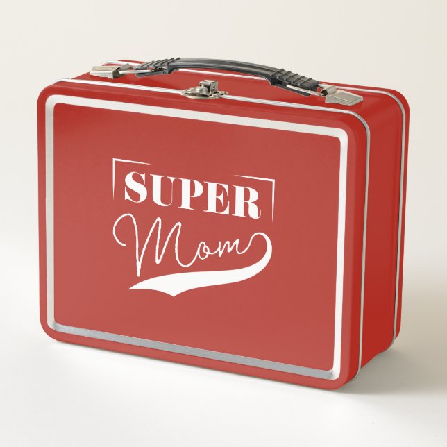 Super Mum Metal Lunch Box (Front)