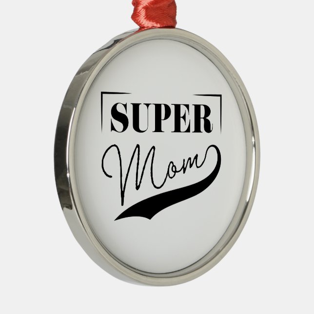 Super Mum Metal Tree Decoration (Right)