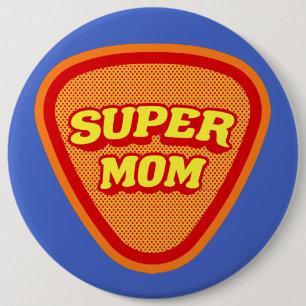 Super Mum Mother's Day 6 Cm Round Badge
