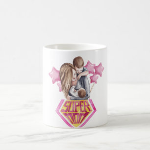 super mum , mother's day gift Mug, 11 oz Coffee Mug