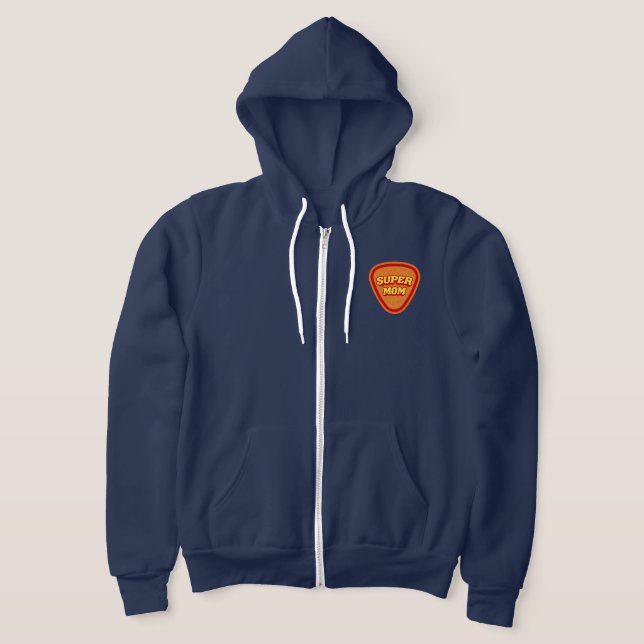 Super Mum Mother's Day Hoodie (Laydown)