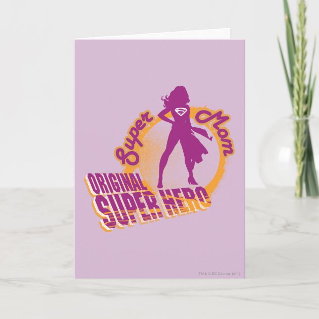 Super Mum Original Super Hero Card (Front)