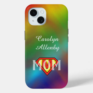 Super Mum - personalise with Name iPhone 15 Case