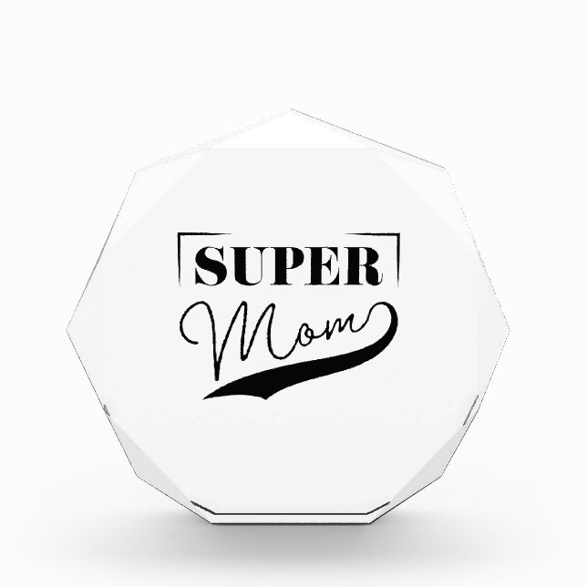 Super Mum Photo Block (Front)