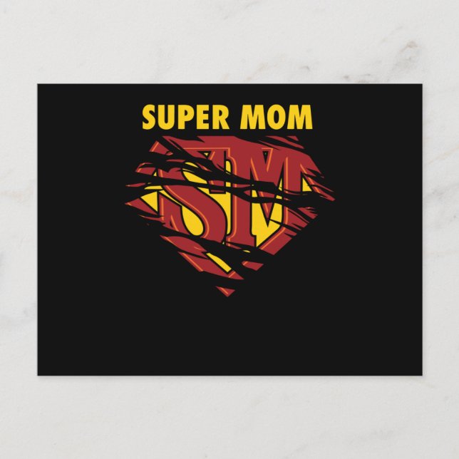 Super Mum Postcard (Front)