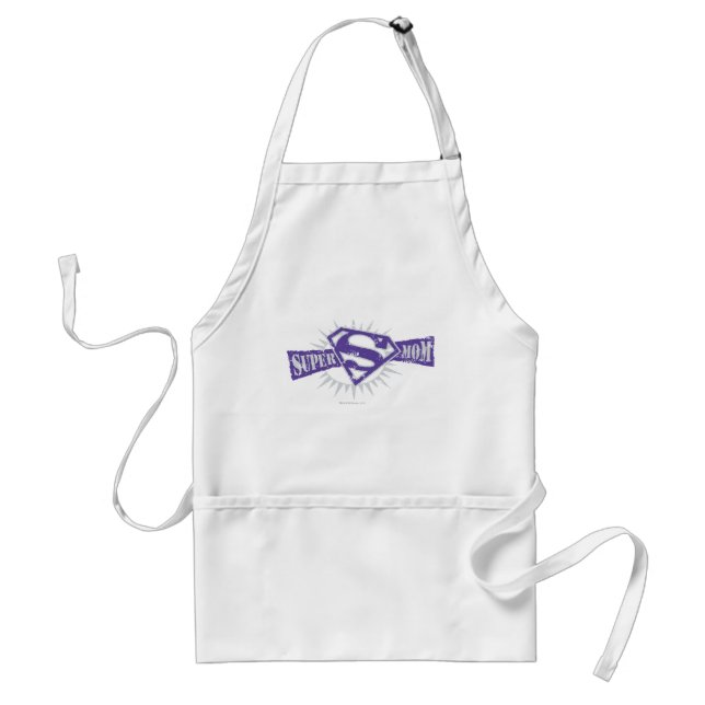 Super Mum Purple Starburst Standard Apron (Front)