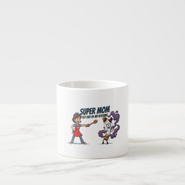 Super Mum Quit Smoking Success Espresso Cup (Front)