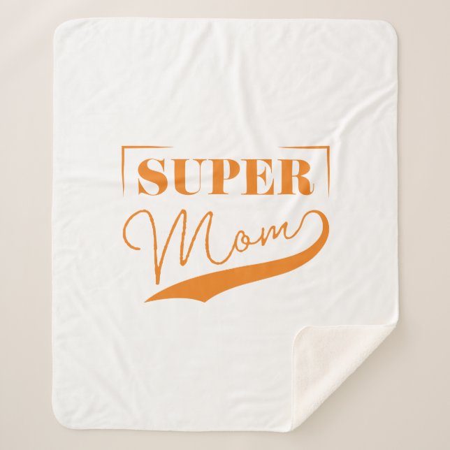 Super Mum Sherpa Blanket (Front)