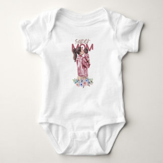 Super Mum T-Shirt Collection Baby Bodysuit