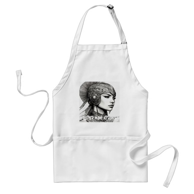 Super Mum Template Aprons (Front)